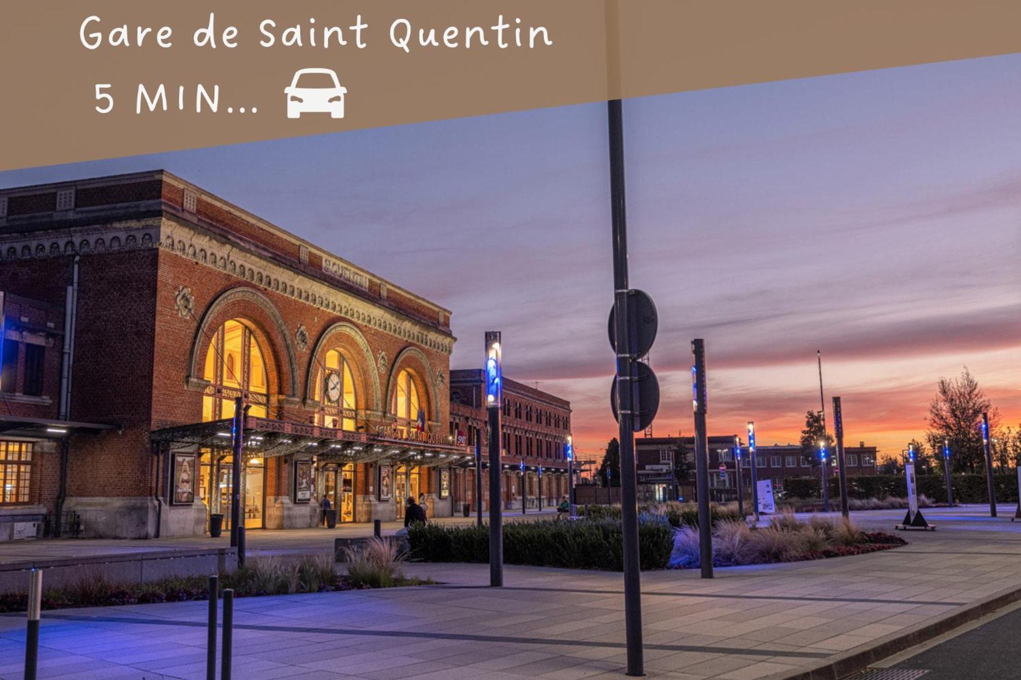 Apartamento Le Fleur De Cerisier - Zmn Conciergerie Saint-Quentin  Exterior foto